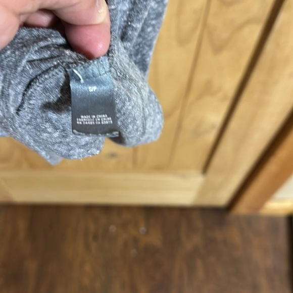 Aerie Tank Top Mini Gray Sleeveless Knotted Dress - Picture 4 of 5